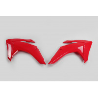 Radiator covers - red 070 - Honda - REPLICA PLASTICS - HO04675-070 - UFO Plast