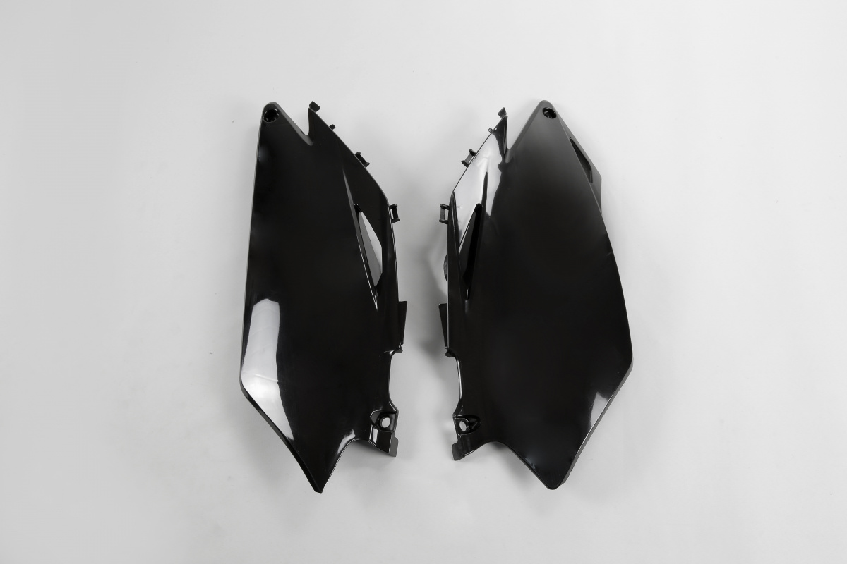 Side Panels black for Honda CRF 250R (2010) - CRF 450R (2009-10) - REPLICA PLASTICS - HO04638-001 - Ufo Plast