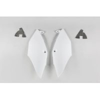 Side Panels white for Honda CRF 250R (2018-21) - CRF 450R (2017-20) - CRF 250RX (2019-21) - CRF 450RX (2017-20) - REPLICA PLA...