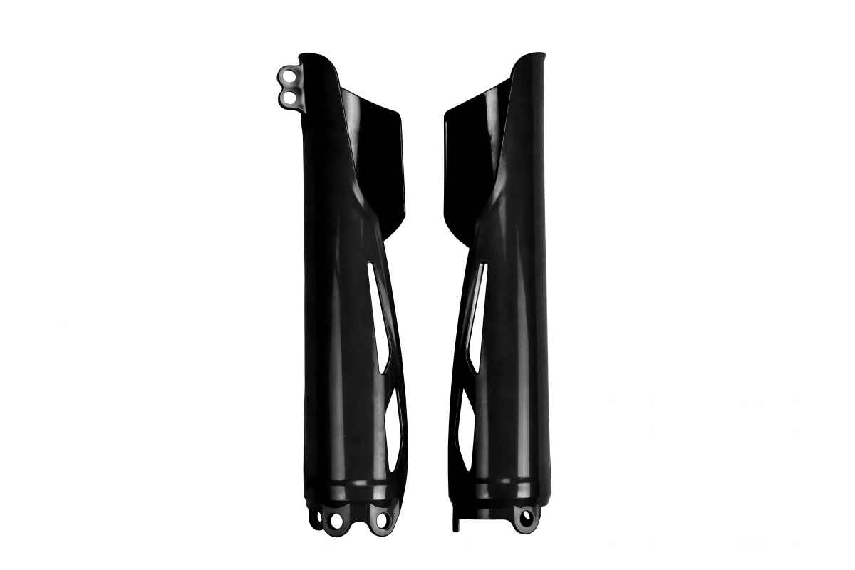 Fork Slider Protectors black for Honda CRF 250R (2019-25) - CRF 450R (2019-25) - CRF 250RX (2019-25) - CRF 450RX (2019-25) - ...