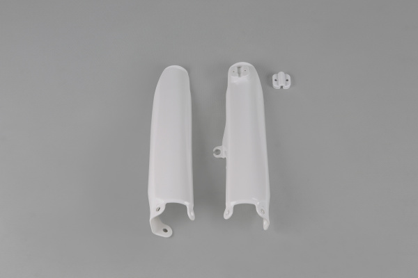 Fork slider protectors - white 041 - Husqvarna - REPLICA PLASTICS - HU03346-041 - UFO Plast