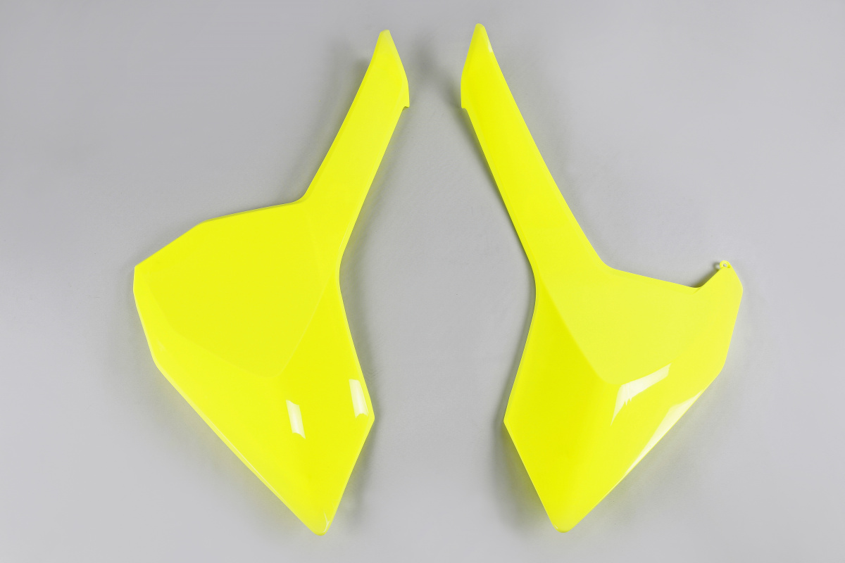 Side panels - neon yellow - Husqvarna - REPLICA PLASTICS - HU03366-DFLU - UFO Plast