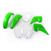 Plastic Kit OEM Color for Kawasaki KX 125 (2003-08) - KX 250 (2003-08) - REPLICA PLASTICS - KAKIT201-999 - Ufo Plast