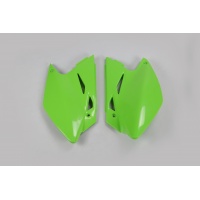 Side Panels green for Kawasaki KXF 450 (2006-08) - REPLICA PLASTICS - KA03771-026 - Ufo Plast