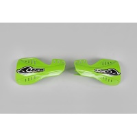 Handguards green for Kawasaki KX 125 (2004-08) - KX 250 (2004-08) - REPLICA PLASTICS - KA03764-026 - Ufo Plast