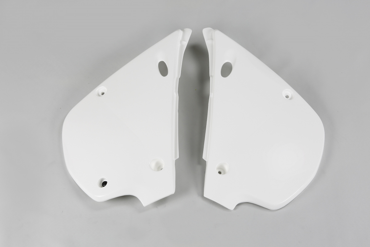 Side Panels white for Kawasaki KX 80 (1991-97) - REPLICA PLASTICS - KA02760-047 - Ufo Plast