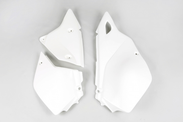 Side panels - white 047 - Kawasaki - REPLICA PLASTICS - KA03743-047 - UFO Plast