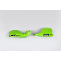 Handguards green for Kawasaki KX 125 (1997-99) - KX 250 (1997-99) - KX 500 (1997-99) - REPLICA PLASTICS - KA03709-026 - Ufo P...