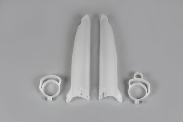 Fork Slider Protectors neutral for Kawasaki KX 125 (1996-03) - KX 250 (1996-03) - KX 500 (1996-03) - REPLICA PLASTICS - KA037...