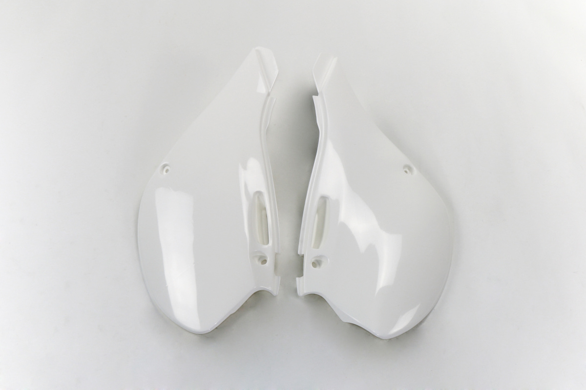 Side Panels white for Kawasaki KX 125 (1999-02) - KX 250 (1999-02) - REPLICA PLASTICS - KA03721-047 - Ufo Plast