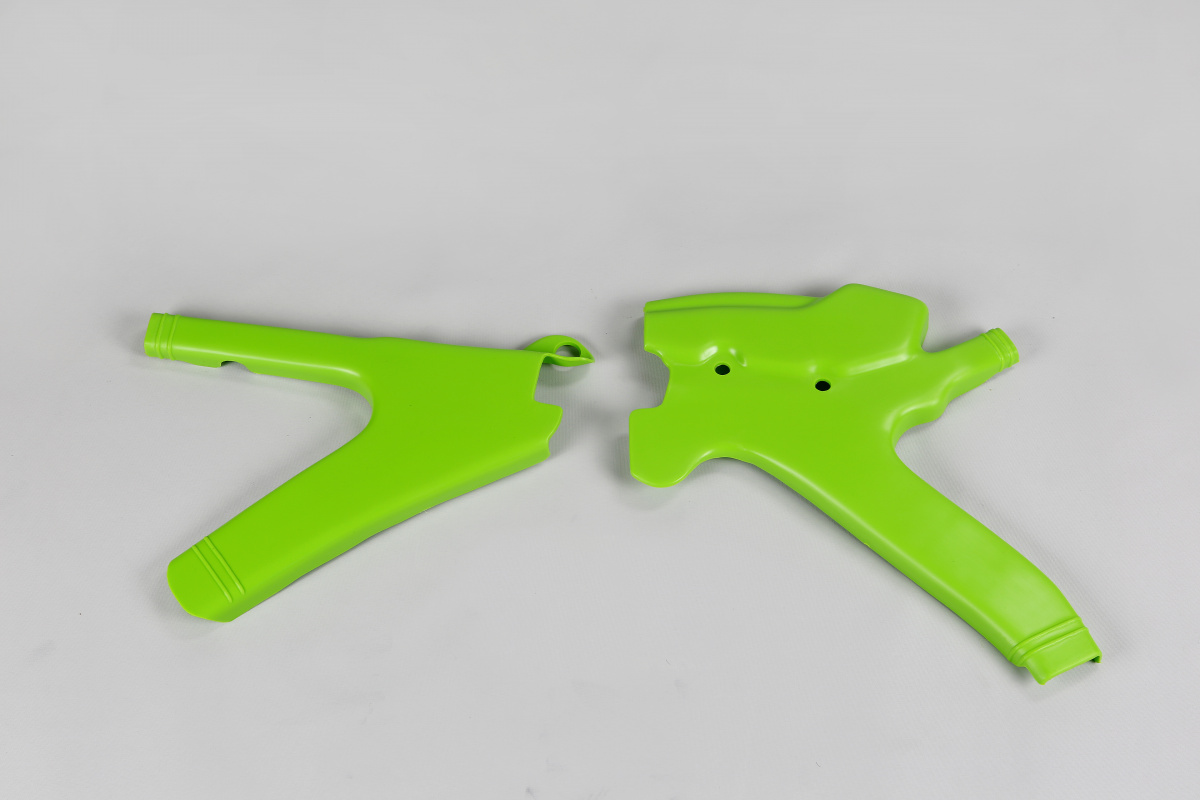 Frame Guard green for Kawasaki KX 125 (1992-93) - KX 250 (1992-93) - REPLICA PLASTICS - KA02753-026 - Ufo Plast