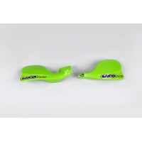 Handguards green for Kawasaki KX 125 (2000-08) - KX 250 (2000-08) - REPLICA PLASTICS - KA03728-026 - Ufo Plast