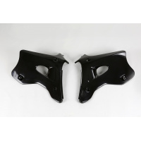 Radiator Covers black for Kawasaki KX 125 (1994-98) - KX 250 (1994-98) - REPLICA PLASTICS - KA02768-001 - Ufo Plast