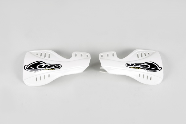 Handguards white for Kawasaki KX 125 (2004-08) - KX 250 (2004-08) - REPLICA PLASTICS - KA03764-047 - Ufo Plast