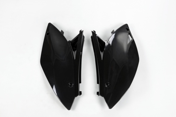 Side Panels black for Kawasaki KXF 250 (2009-12) - KXF 450 (2009-11) - REPLICA PLASTICS - KA04700-001 - Ufo Plast