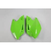 Side Panels green for Kawasaki KXF 250 (2006-08) - REPLICA PLASTICS - KA03768-026 - Ufo Plast