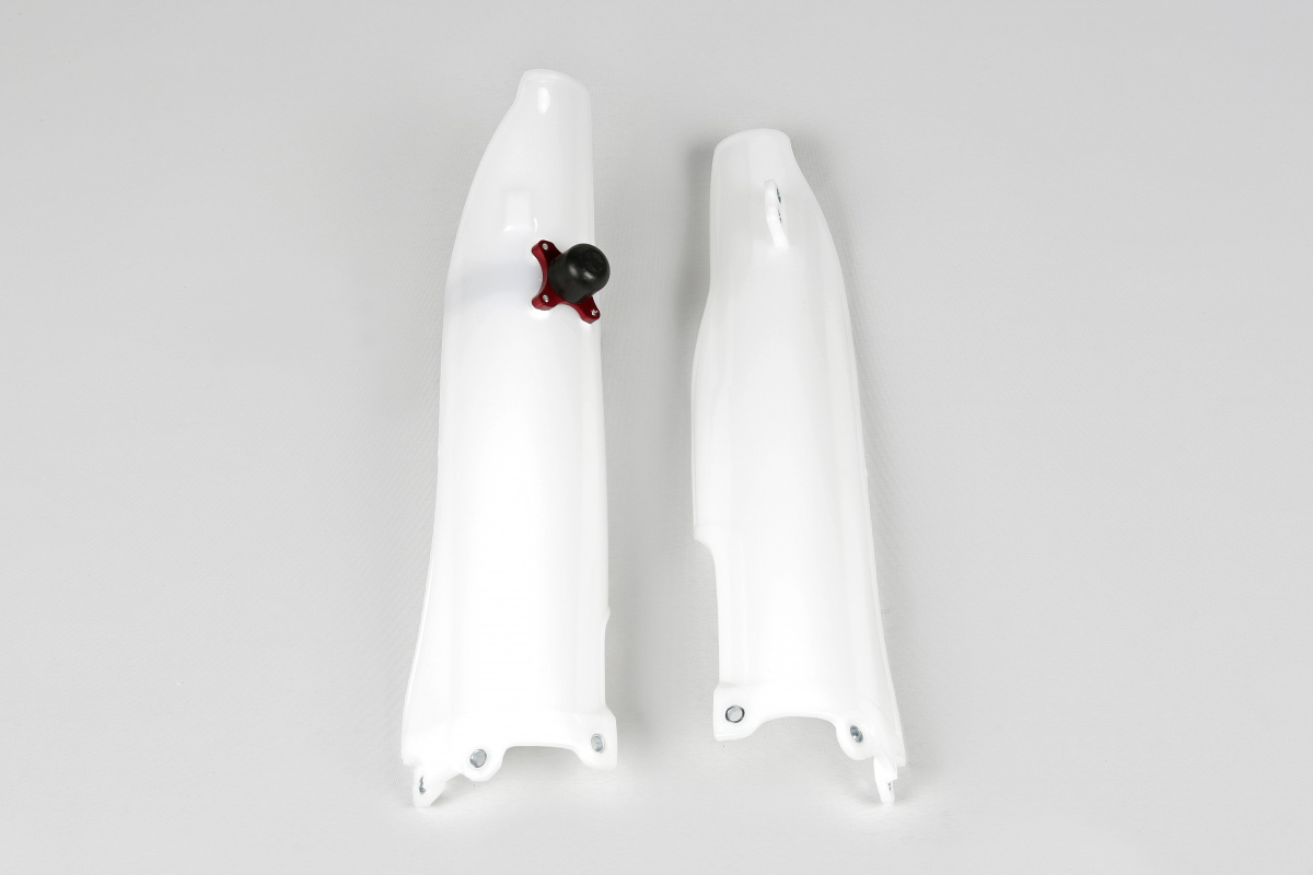 Fork Slider Protector + Quick Starter neutral for Kawasaki KX 250 (2007-08) - KXF 250 (2006-08) - REPLICA PLASTICS - KA03775-...