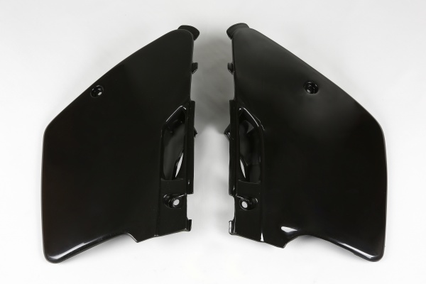 Side Panels black for Kawasaki KX 125 (1994-98) - KX 250 (1994-98) - REPLICA PLASTICS - KA02769-001 - Ufo Plast