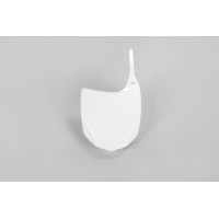 Front Number Plate white for Kawasaki KXF 250 (2009-12) - KXF 450 (2009-12) - REPLICA PLASTICS - KA03797-047 - Ufo Plast