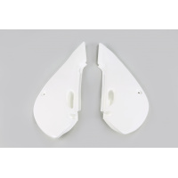 Side panels - white 047 - Kawasaki - REPLICA PLASTICS - KA03734-047 - UFO Plast