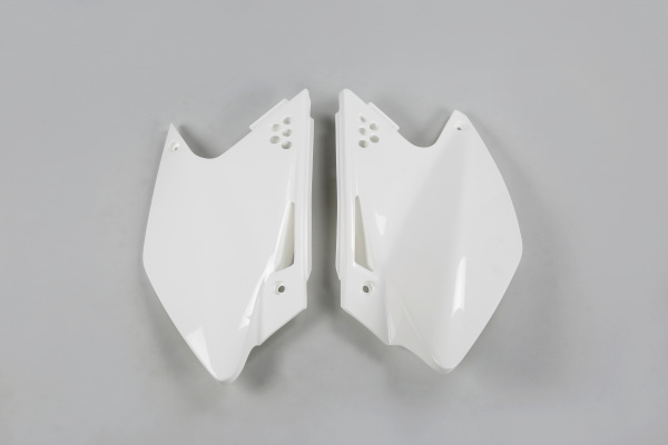 Side Panels white for Kawasaki KXF 250 (2006-08) - REPLICA PLASTICS - KA03768-047 - Ufo Plast