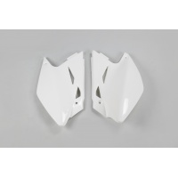 Side Panels white for Kawasaki KXF 450 (2006-08) - REPLICA PLASTICS - KA03771-047 - Ufo Plast