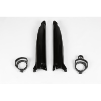 Fork slider protectors - black - Kawasaki - REPLICA PLASTICS - KA02770-001 - UFO Plast