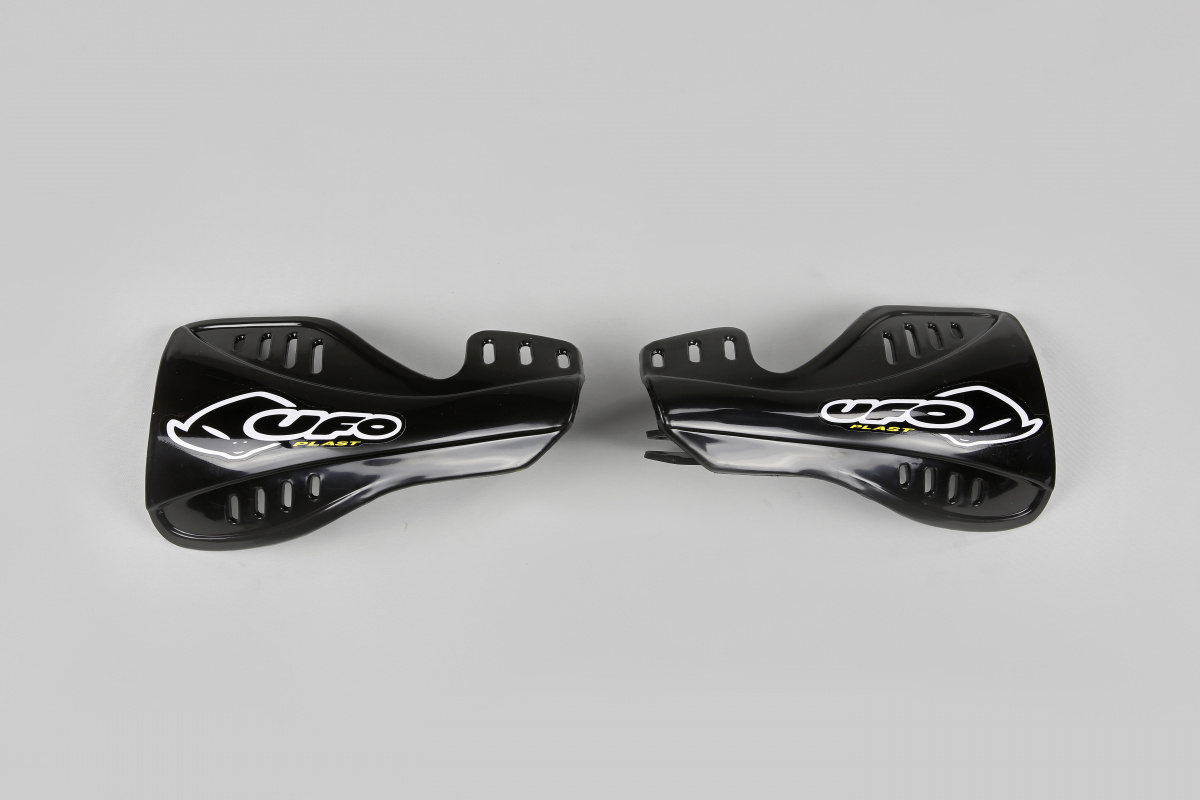 Handguards black for Kawasaki KX 125 (2004-08) - KX 250 (2004-08) - REPLICA PLASTICS - KA03764-001 - Ufo Plast