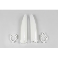 Fork Slider Protectors neutral for Kawasaki KX 85 (1998-13) - KX 100 (2001-13) - REPLICA PLASTICS - KA03711-280 - Ufo Plast