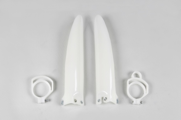 Fork Slider Protectors neutral for Kawasaki KX 85 (1998-13) - KX 100 (2001-13) - REPLICA PLASTICS - KA03711-280 - Ufo Plast