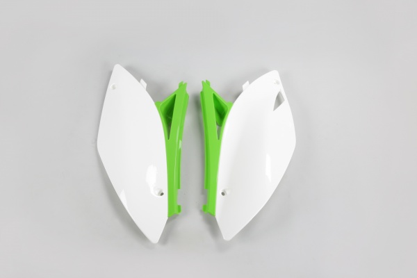 Side Panels OEM Color for Kawasaki KXF 450 (2009-11) - REPLICA PLASTICS - KA04700-999 - Ufo Plast