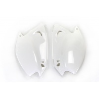 Side Panels white for Kawasaki KX 125 (2003-08) - KX 250 (2003-08) - REPLICA PLASTICS - KA03739-047 - Ufo Plast