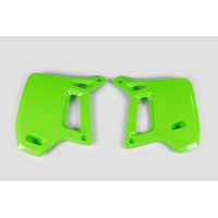 Radiator Covers green for Kawasaki KDX 200 (1990-94) - REPLICA PLASTICS - KA02714-026 - Ufo Plast