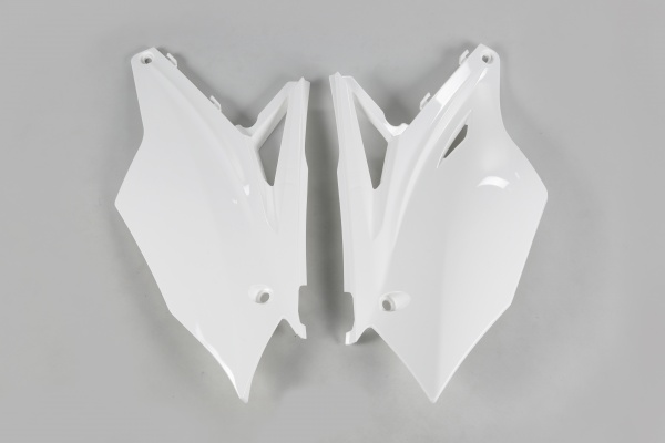 Side panels - white 047 - Kawasaki - REPLICA PLASTICS - KA04737-047 - UFO Plast