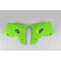 Radiator Covers green for Kawasaki KX 125 (1994-98) - KX 250 (1994-98) - REPLICA PLASTICS - KA02768-026 - Ufo Plast