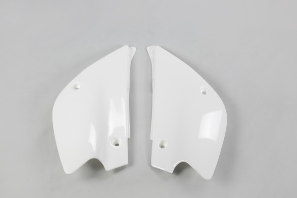 Side panels - white 047 - Kawasaki - REPLICA PLASTICS - KA03714-047 - UFO Plast