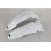 Fenders Kit white for Suzuki RMZ 450 (2008-12) - REPLICA PLASTICS - SUFK409-041 - Ufo Plast