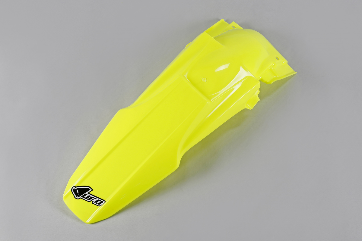 Rear Fender neon yellow for Suzuki RMZ 450 (2008-17) - REPLICA PLASTICS - SU04921-DFLU - Ufo Plast