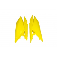 Side Panels yellow for Suzuki RMZ 250 (2019-25) - RMZ 450 (2018-25) - REPLICA PLASTICS - SU04942-102 - Ufo Plast