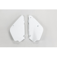 Side Panels white for Suzuki RM 85 (2000-25) - REPLICA PLASTICS - SU03970-041 - Ufo Plast