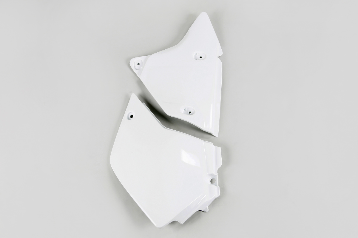 Side Panels white for Suzuki DRZ 400E (2000-25) - REPLICA PLASTICS - SU03982-041 - Ufo Plast