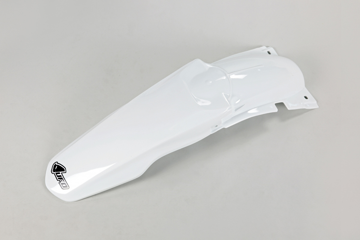 Rear Fender white for Suzuki RM 125 (2001-25) - RM 250 (2001-25) - REPLICA PLASTICS - SU03997-041 - Ufo Plast