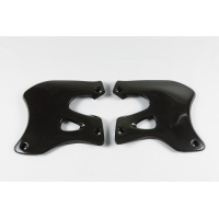 Radiator Covers black for Suzuki RM 125 (1996-98) - RM 250 (1996-98) - REPLICA PLASTICS - SU02958-001 - Ufo Plast