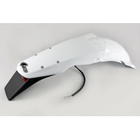 Rear Fender white for Suzuki RM 125 (2001-25) - RM 250 (2001-25) - REPLICA PLASTICS - SU03993-041 - Ufo Plast