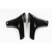 Radiator covers / Lower part - black - Yamaha - REPLICA PLASTICS - YA04824-001 - UFO Plast