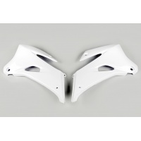 Radiator covers - white 046 - Yamaha - REPLICA PLASTICS - YA03888-046 - UFO Plast