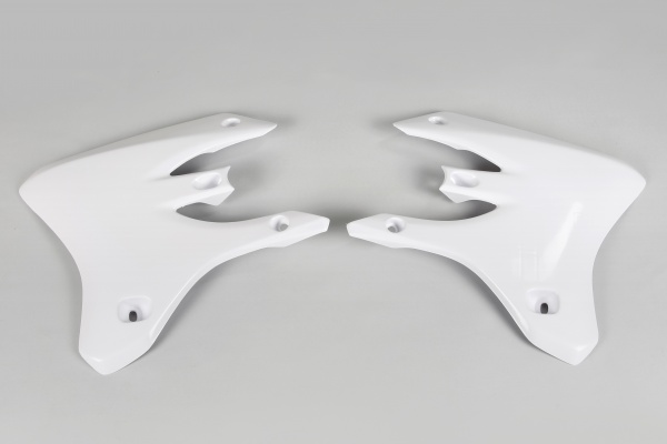 Radiator covers - white 046 - Yamaha - REPLICA PLASTICS - YA03867-046 - UFO Plast