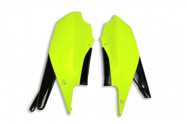 Side panels - neon yellow - Yamaha - REPLICA PLASTICS - YA04859-DFLU - UFO Plast