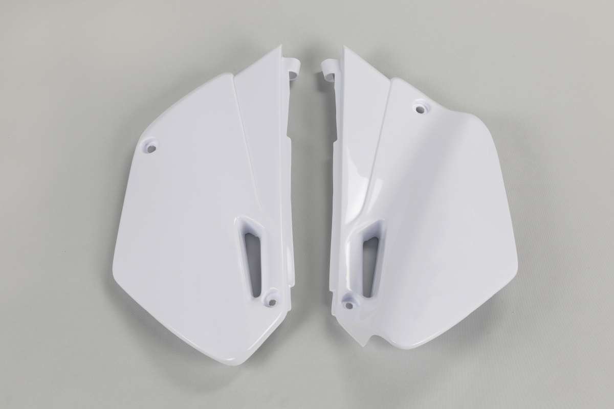 Side Panels white for Yamaha YZ 80 (2002) - YZ 85 (2002-14) - REPLICA PLASTICS - YA03856-046 - Ufo Plast