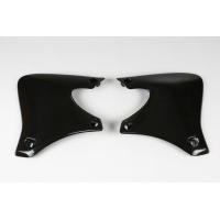 Radiator covers - black - Yamaha - REPLICA PLASTICS - YA03827-001 - UFO Plast